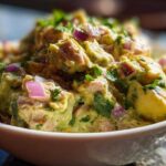 Avocado tuna salad