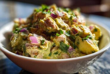 Avocado tuna salad