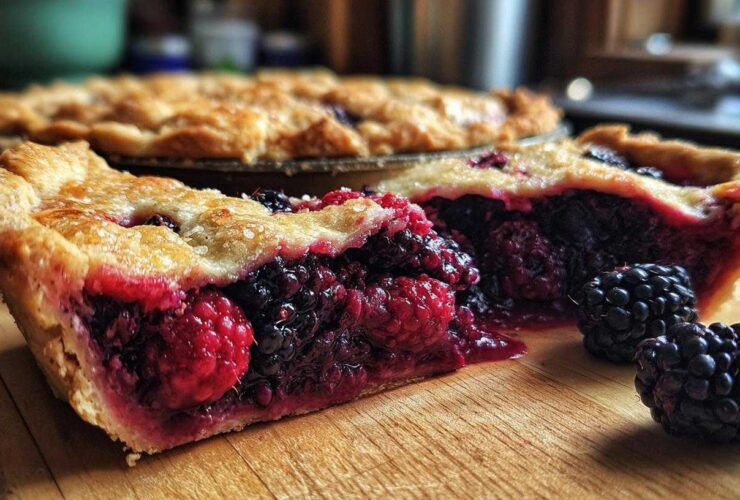 Black Raspberry Pie (Fresh Summer Berries)
