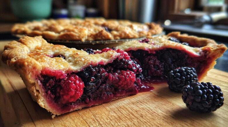 Black Raspberry Pie (Fresh Summer Berries)