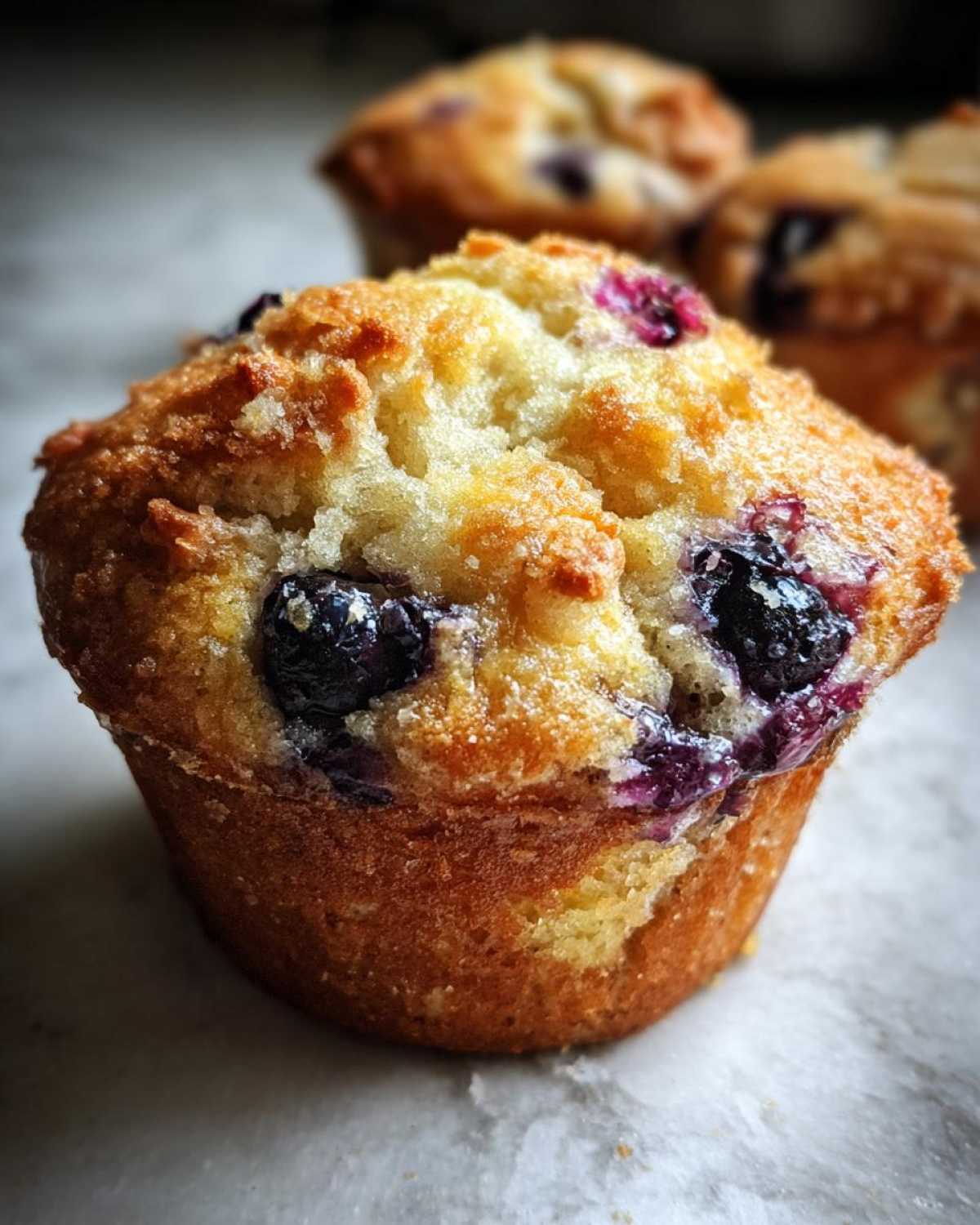 Blueberry Lemon Muffins - detail 3