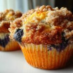 Blueberry streusel muffins