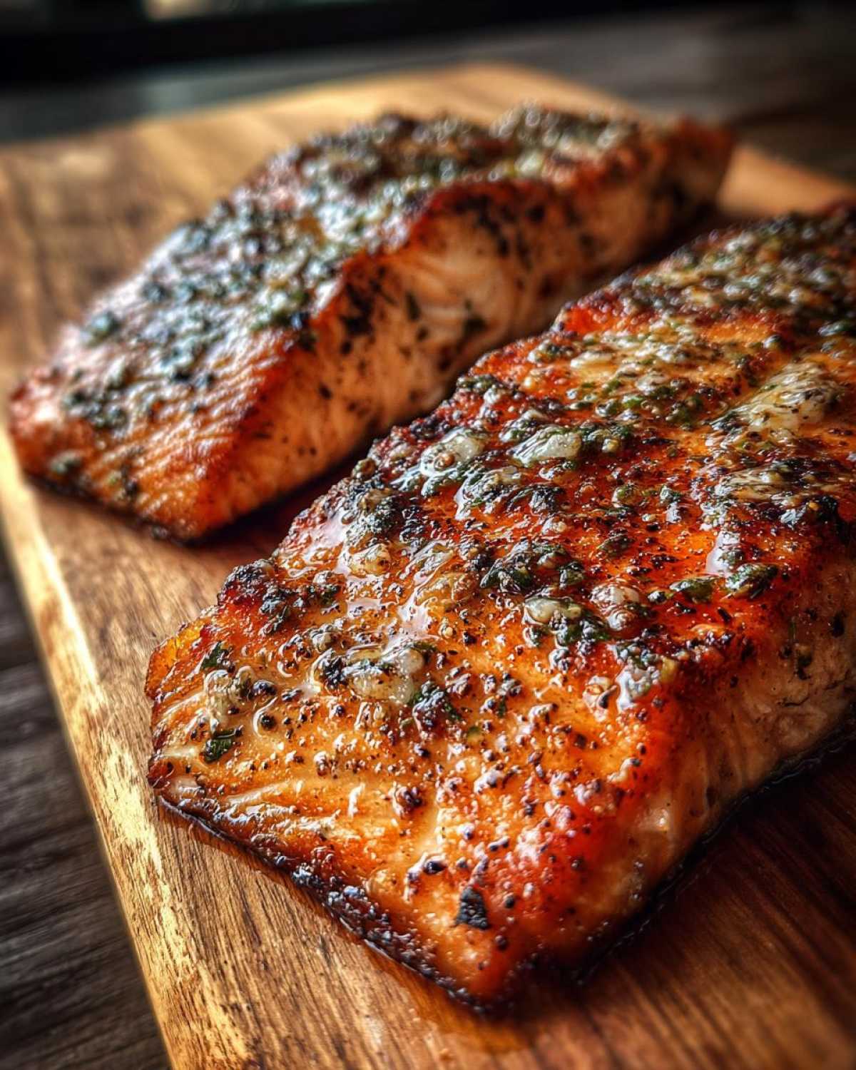 Cedar Plank Grilled Salmon (BBQ Favorite) - detail 4