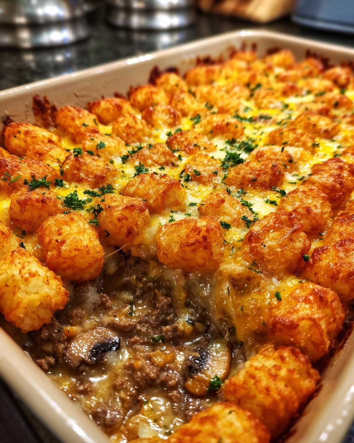 Cheesy Tater Tot Casserole - detail 2