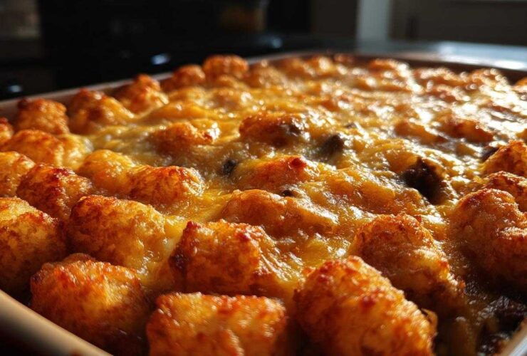 Cheesy Tater Tot Casserole