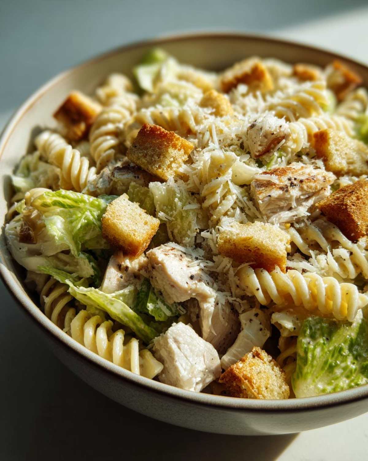 Chicken Caesar Pasta Salad - detail 2