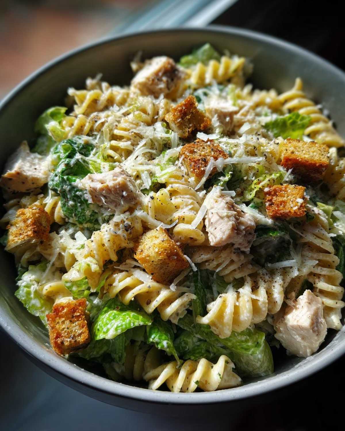Chicken Caesar Pasta Salad - detail 4