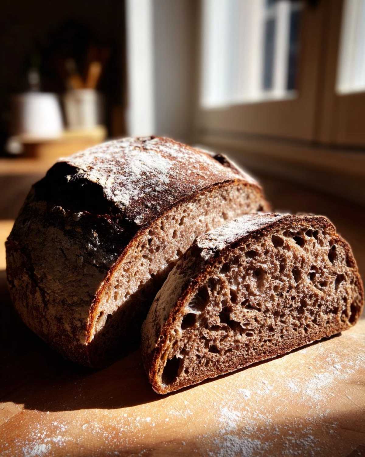 Chocolate Sourdough Bread - detail 2