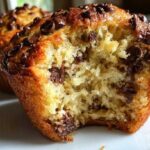 Chocolate chip banana muffins
