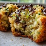 Chocolate chip zucchini muffins