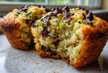 Chocolate chip zucchini muffins