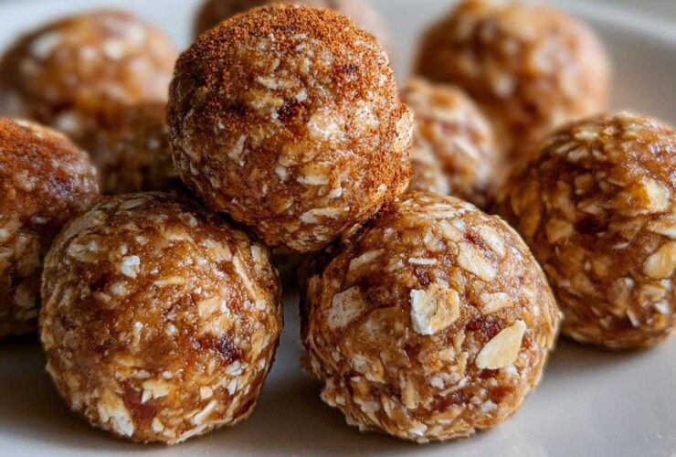 Cinnamon Apple Energy Bites (No-Bake)