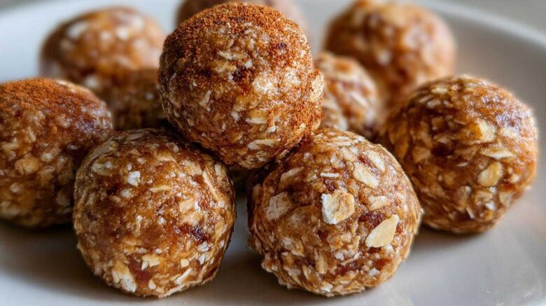 Cinnamon Apple Energy Bites (No-Bake)