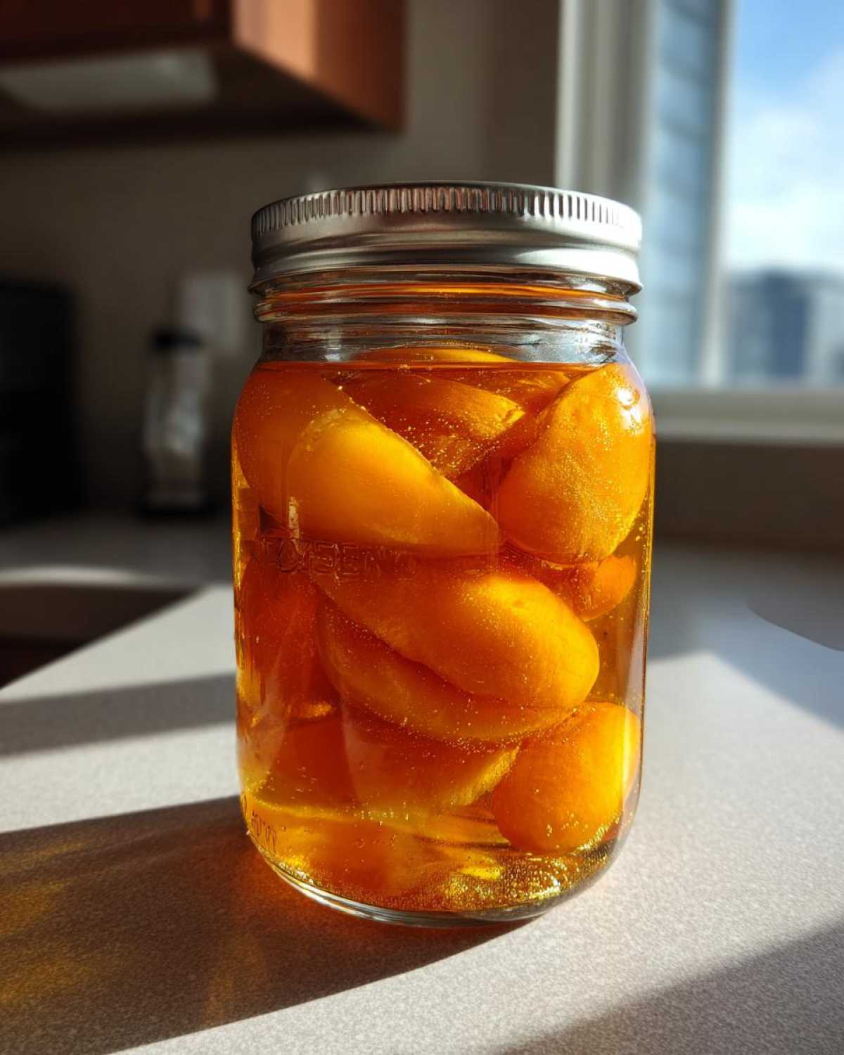 Classic Canned Peaches in Syrup - detail 1
