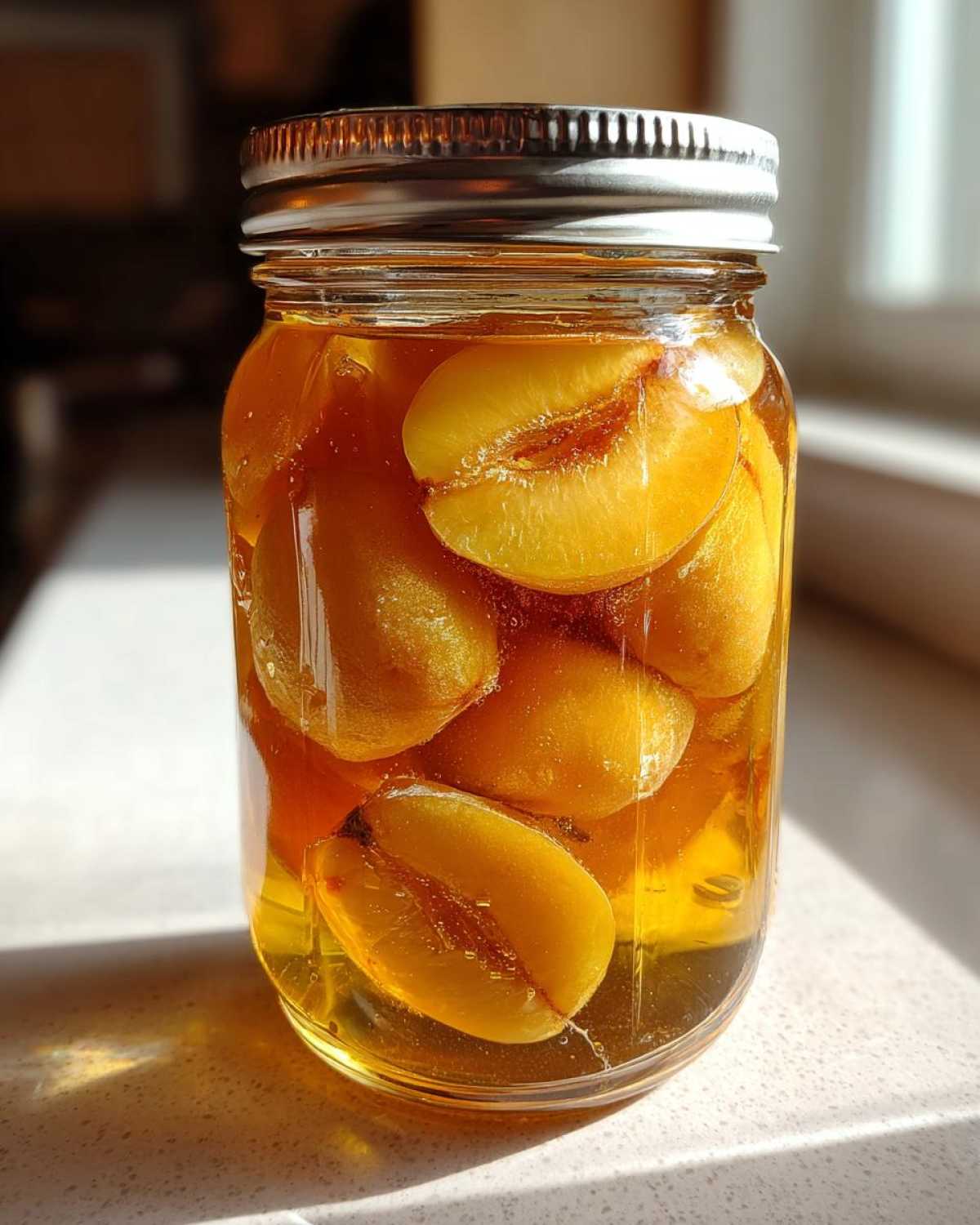 Classic Canned Peaches in Syrup - detail 2