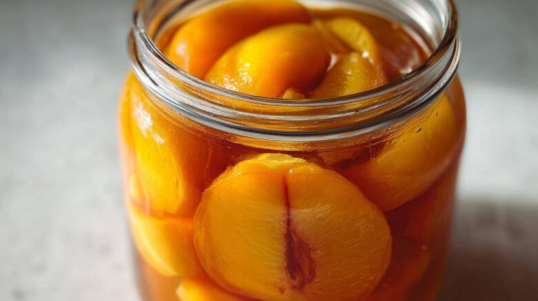 Classic Canned Peaches in Syrup