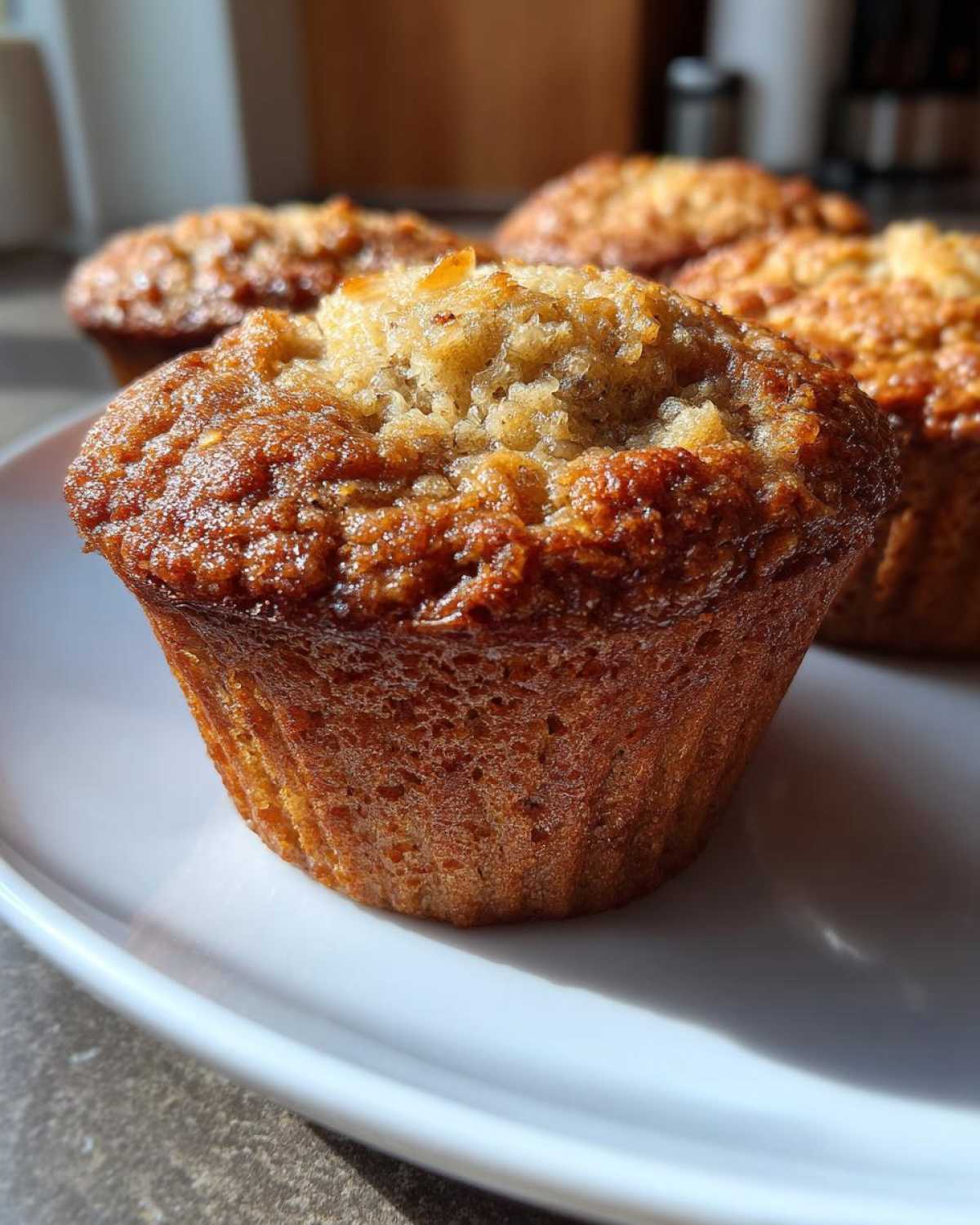 Classic banana muffins - detail 1