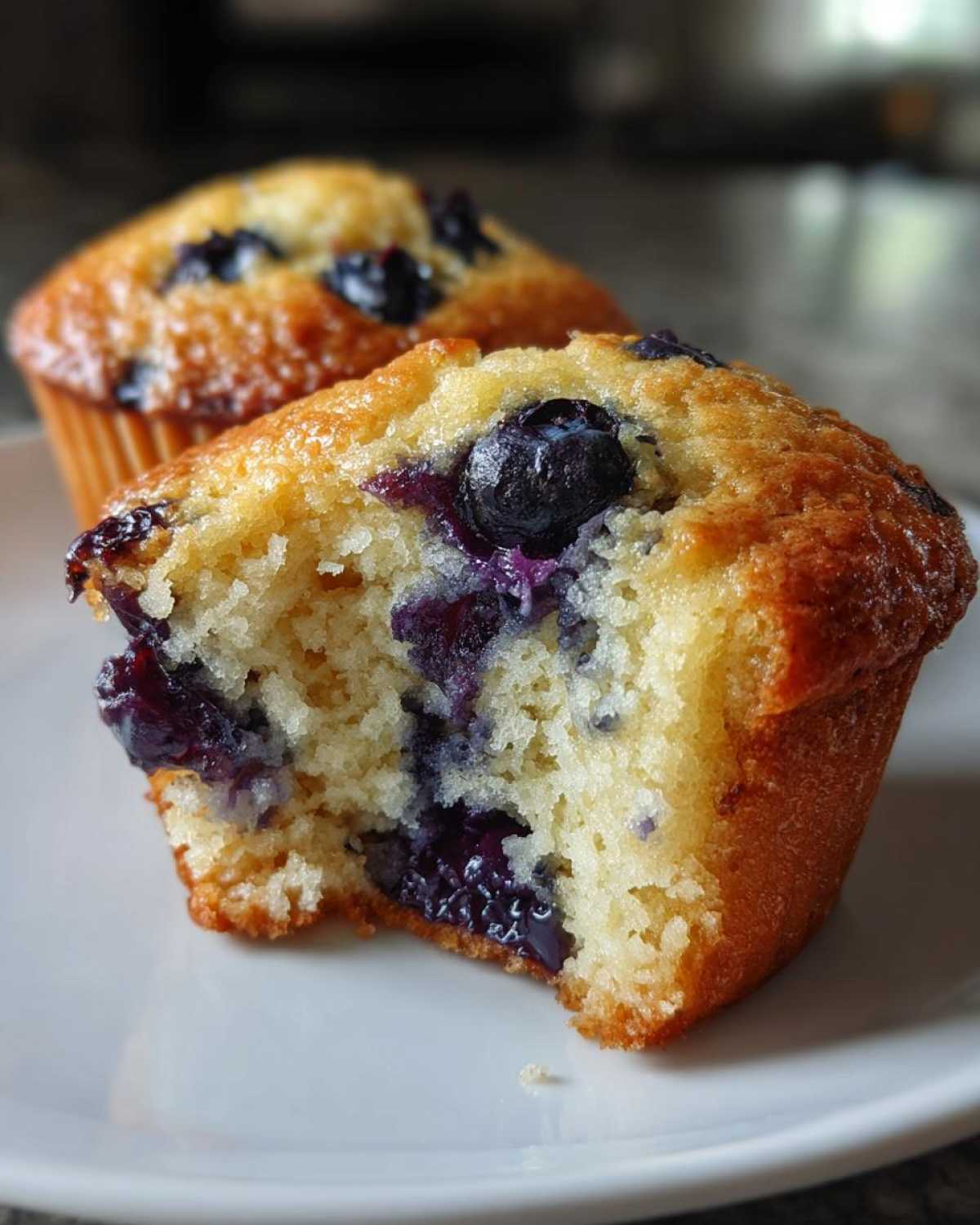 Classic blueberry muffins - detail 1