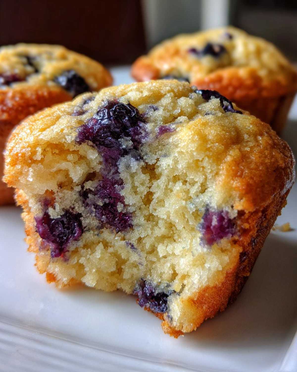 Classic blueberry muffins - detail 2