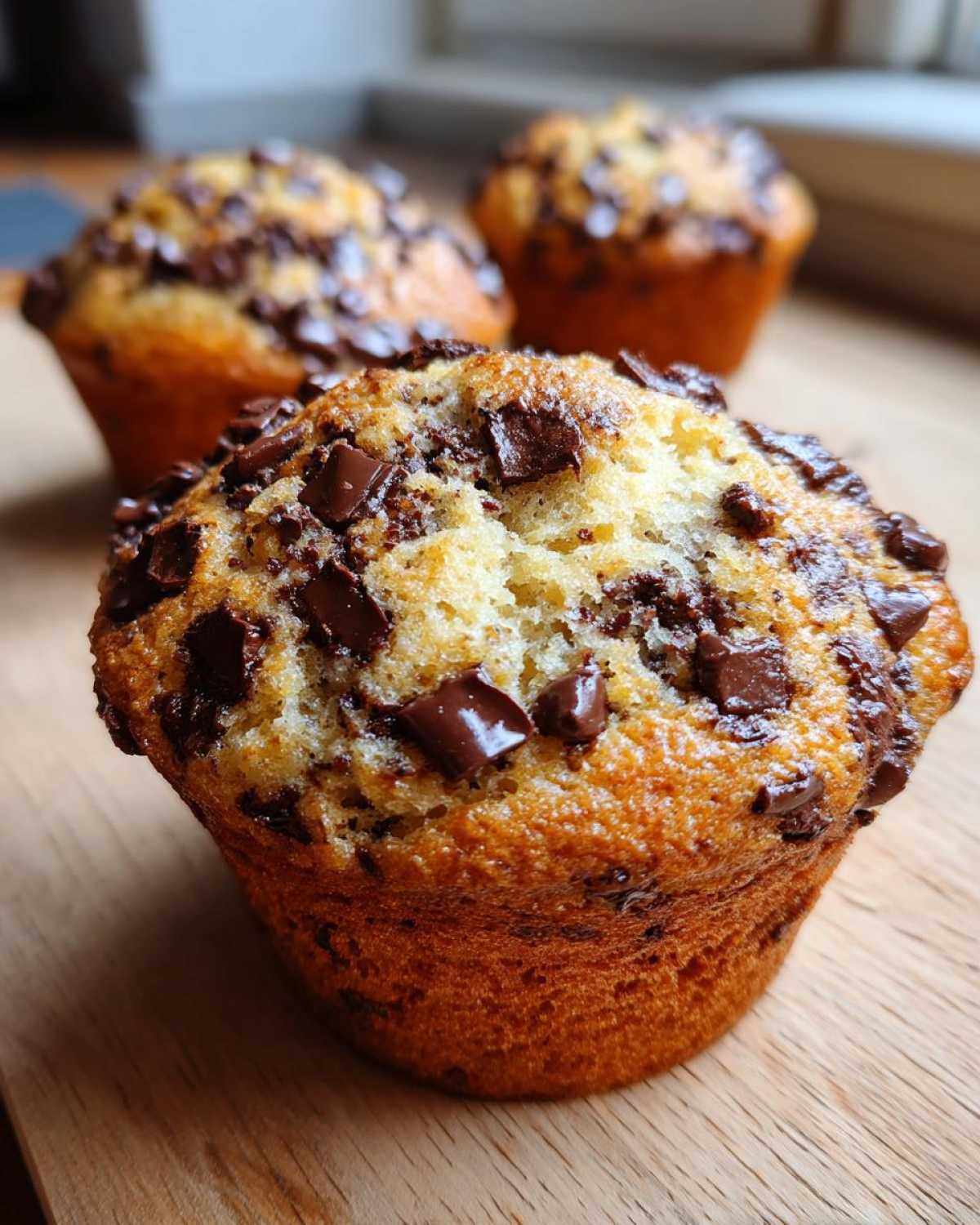 Classic chocolate chip muffins - detail 1