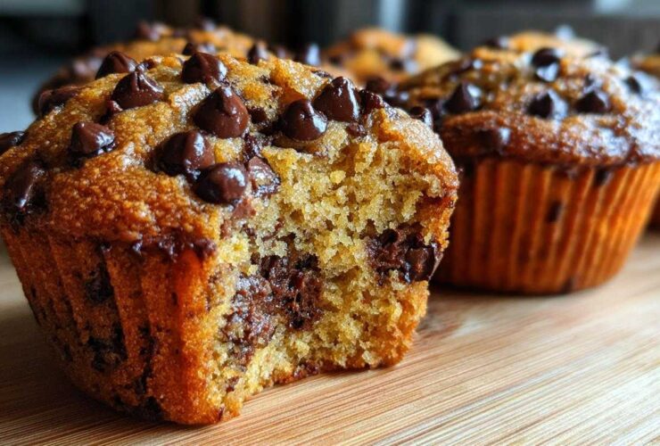 Classic chocolate chip muffins