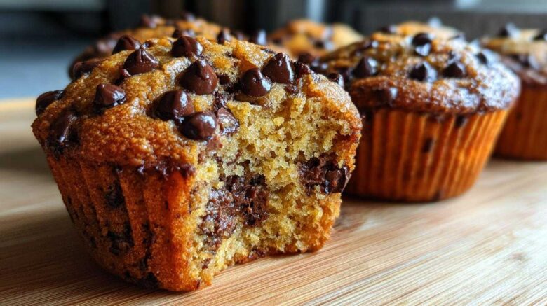 Classic chocolate chip muffins