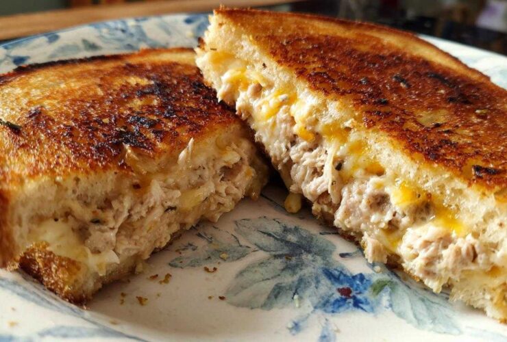 Classic tuna melt