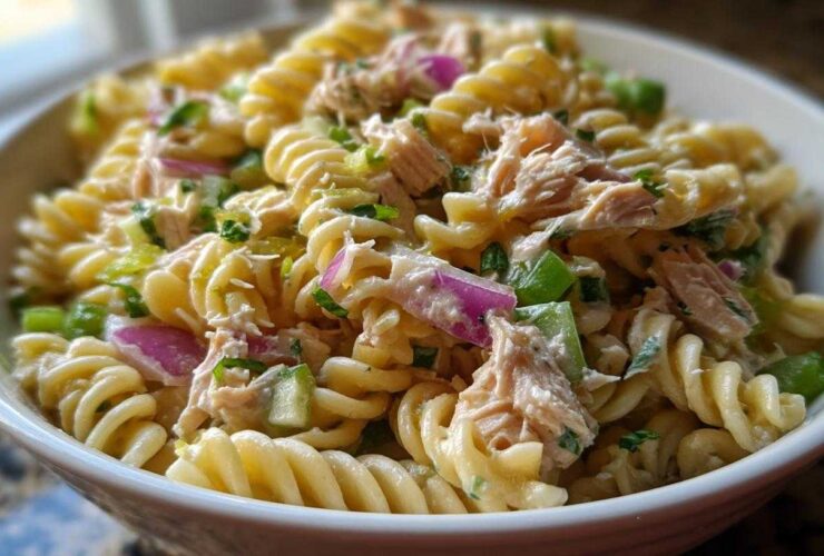 Classic tuna pasta salad