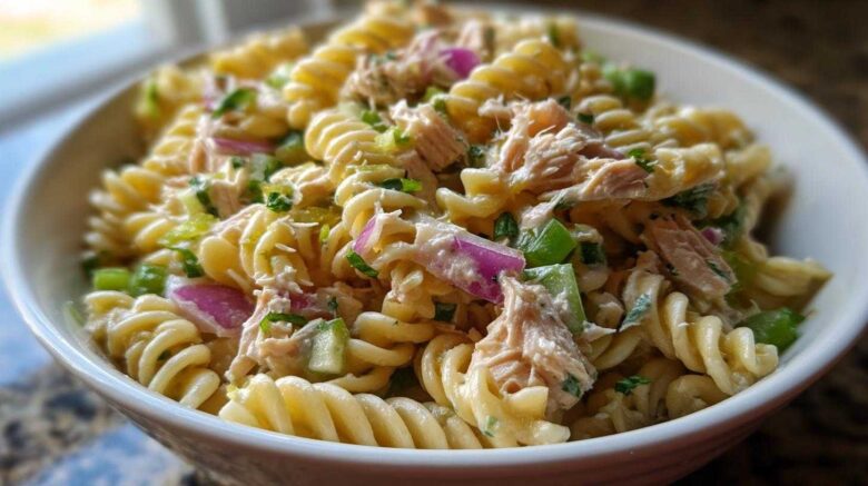 Classic tuna pasta salad