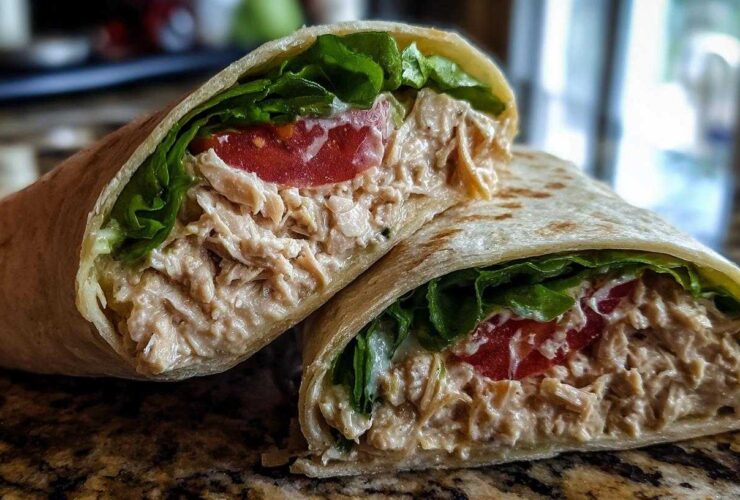 Classic tuna wrap