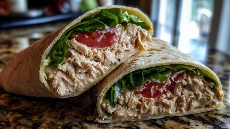 Classic tuna wrap
