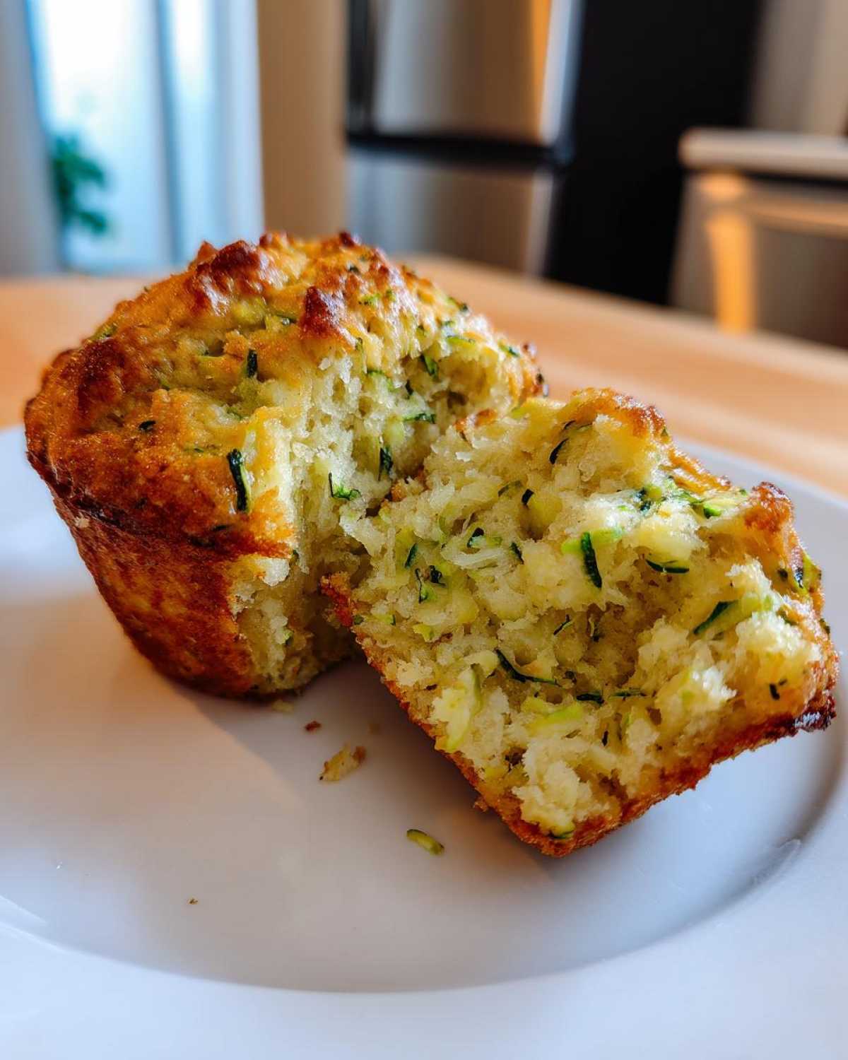 Classic zucchini muffins - detail 1