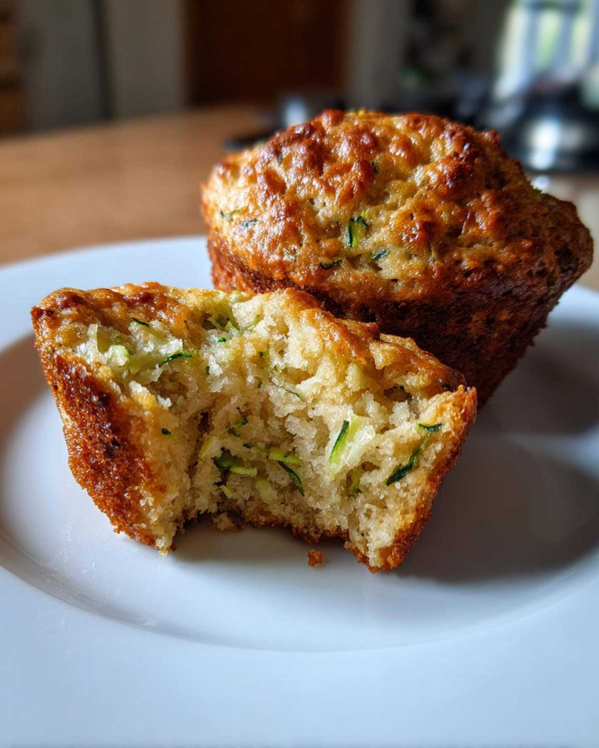 Classic zucchini muffins - detail 2