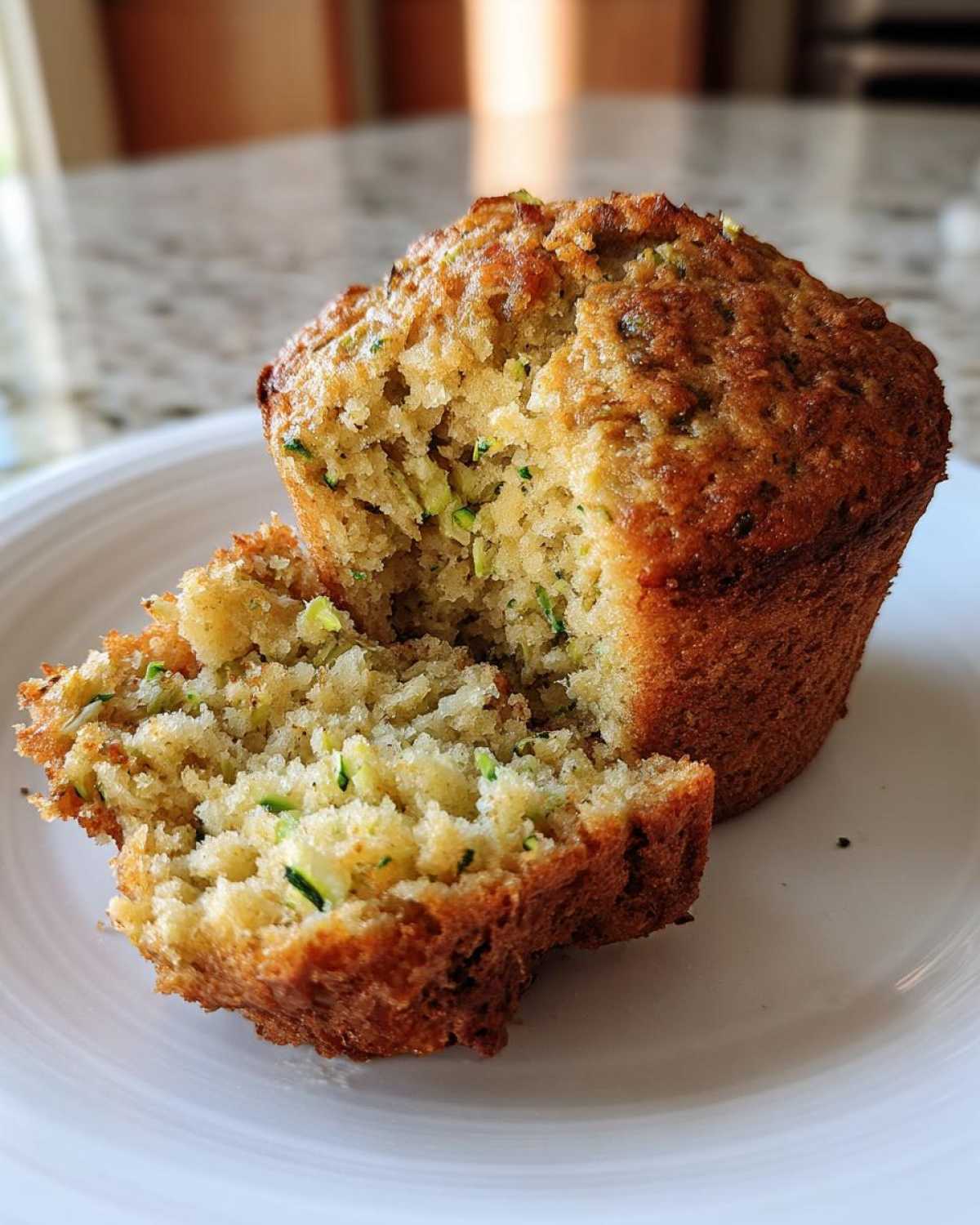 Classic zucchini muffins - detail 3