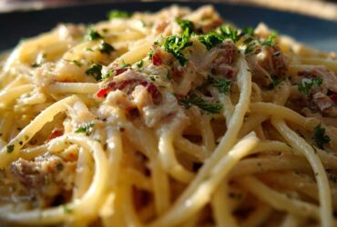 Creamy tuna pasta