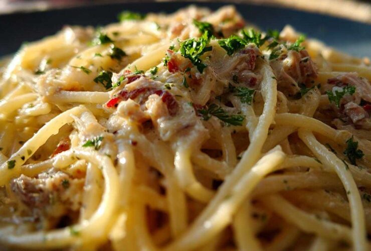 Creamy tuna pasta