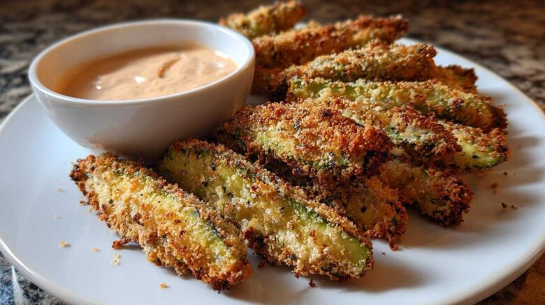 Crispy Baked Avocado Fries (with Chipotle Dip)