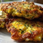 Crispy Zucchini Fritters (with Feta)