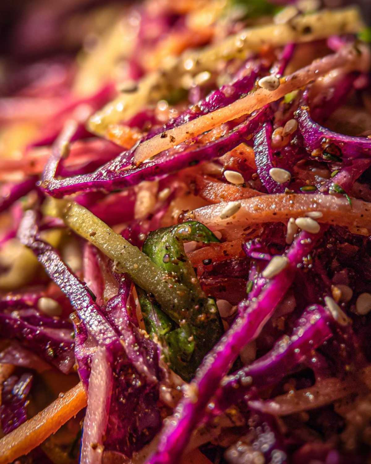Crunchy Asian Ramen Slaw - detail 1