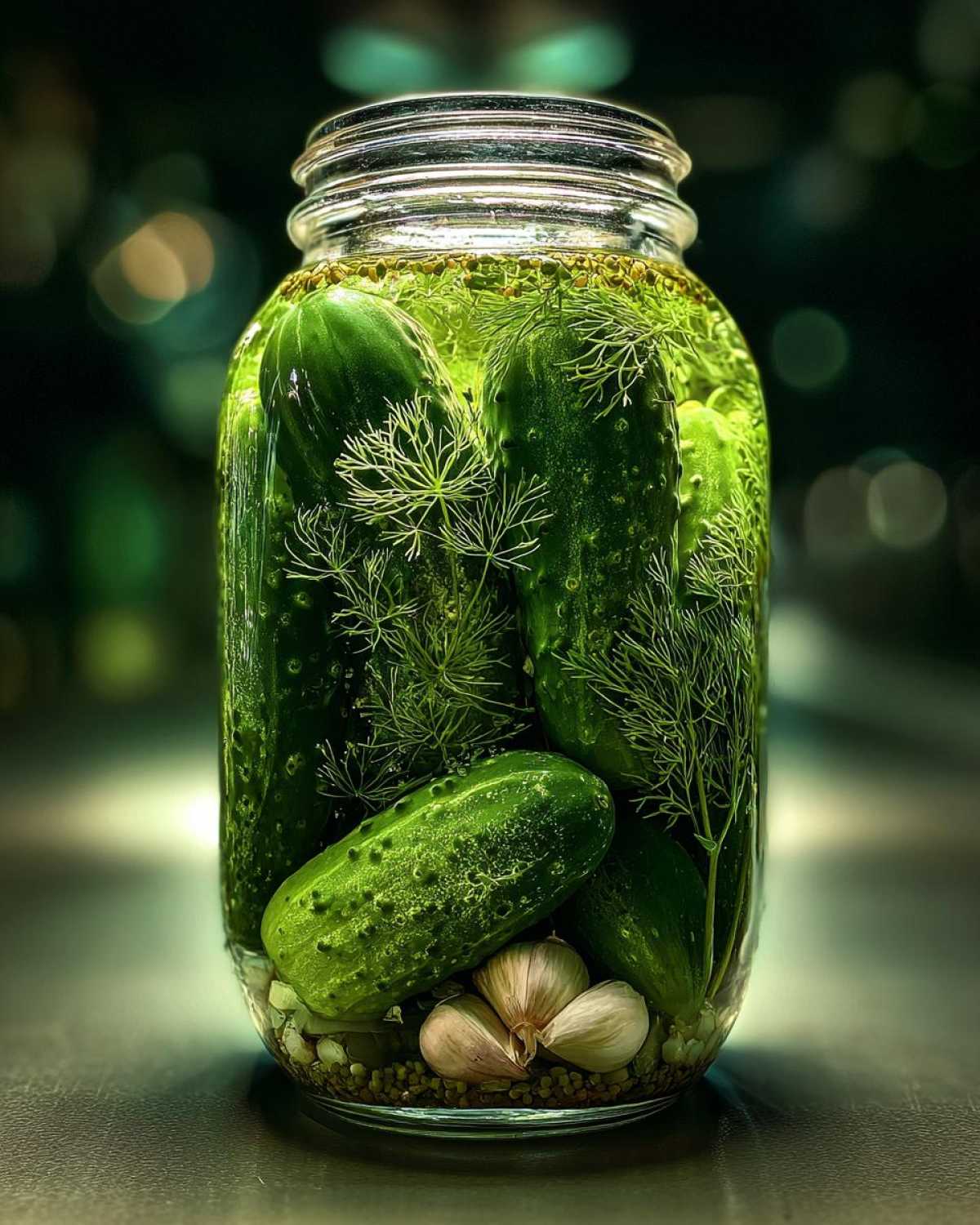 Crunchy Refrigerator Dill Pickles - detail 3