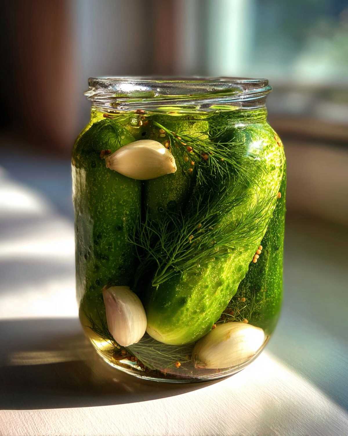 Crunchy Refrigerator Dill Pickles - detail 4