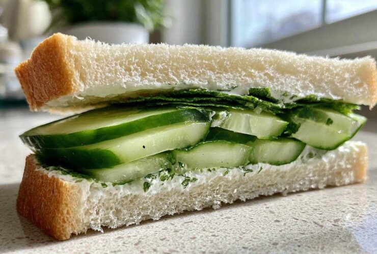 Cucumber Mint Tea Sandwiches