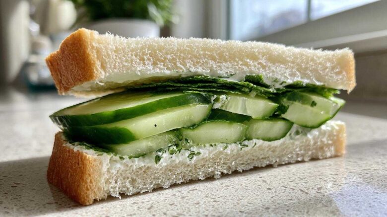 Cucumber Mint Tea Sandwiches