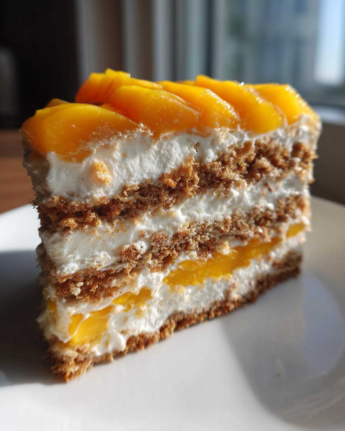 Filipino Mango Float (No-Bake Icebox Cake) - detail 4