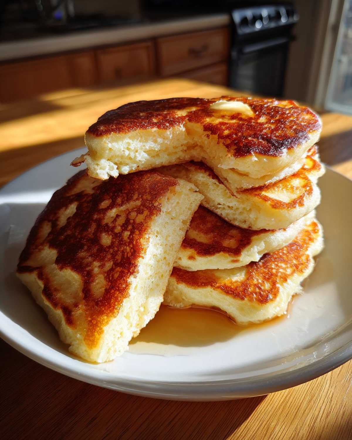 Fluffy Cottage Cheese Pancakes (High-Protein) - detail 1