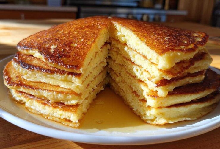 Fluffy Cottage Cheese Pancakes (High-Protein)