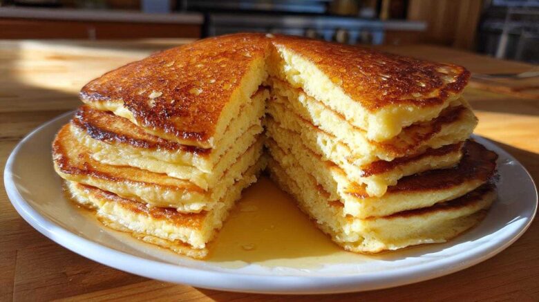 Fluffy Cottage Cheese Pancakes (High-Protein)