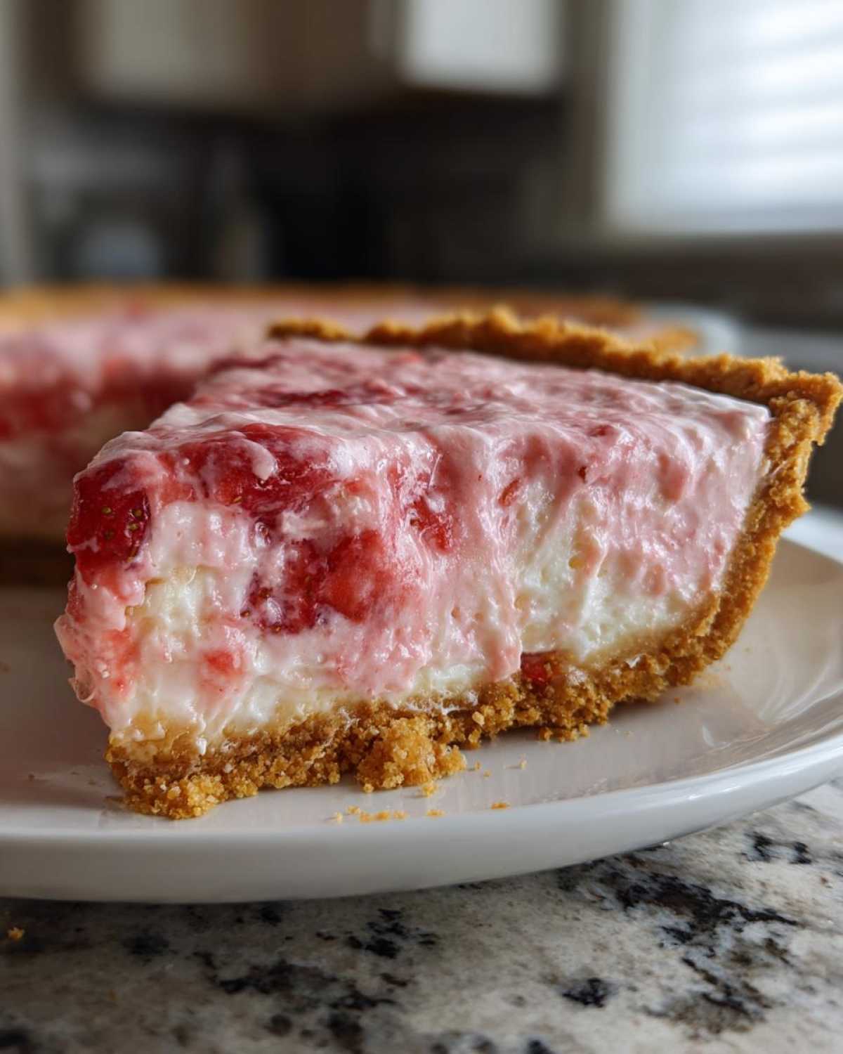 Frozen Strawberry Lemonade Pie - detail 4