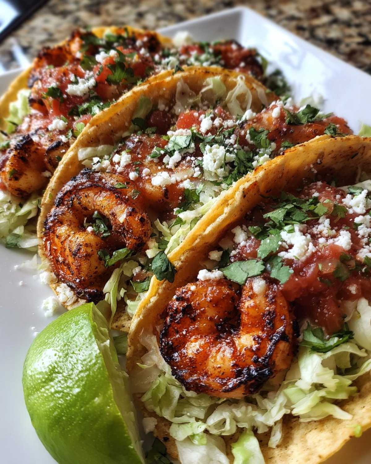 Garlic-Lime Grilled Shrimp Tacos - detail 1