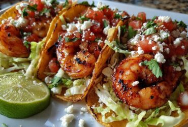 Garlic-Lime Grilled Shrimp Tacos